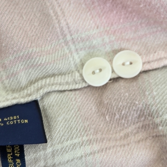 Polo Ralph Lauren Handla FLP Corp Button Down Long Sleeve Shirt Flannel size L - Picture 13 of 15